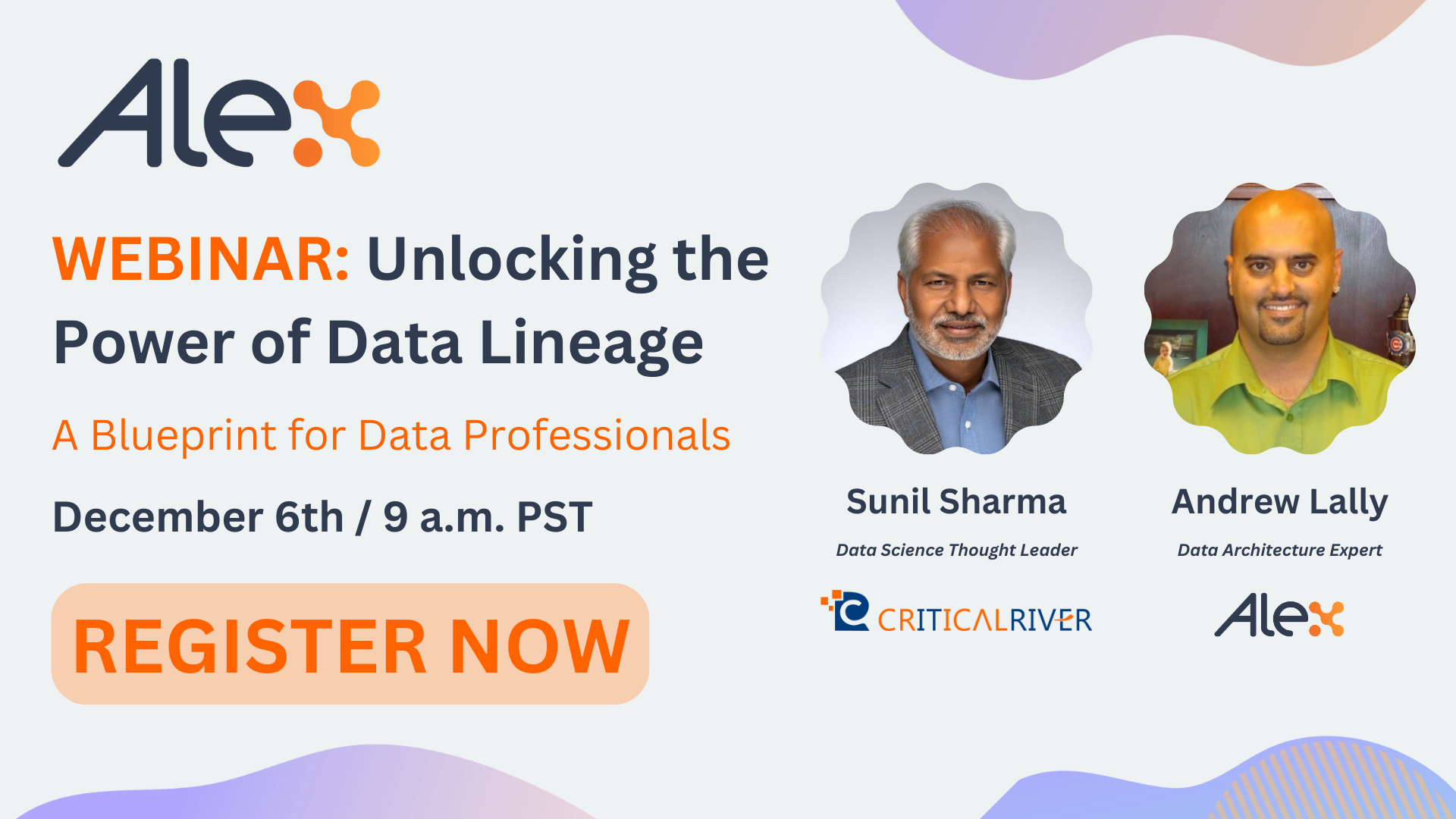 Webinar: Unlocking the Power of Data Lineage: A Blueprint for Enterprise Architects, December 96 9AM PST, with Sunil Sharma of Critical River