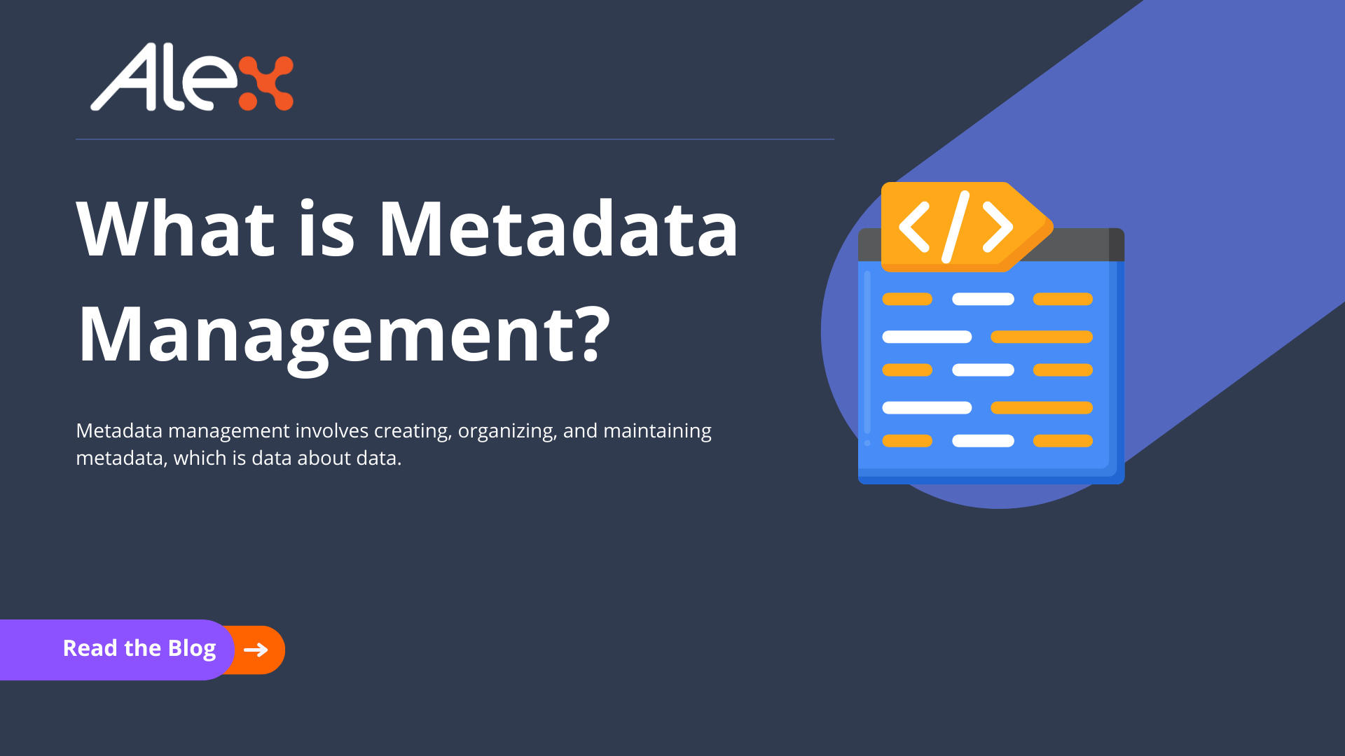 Metadata management