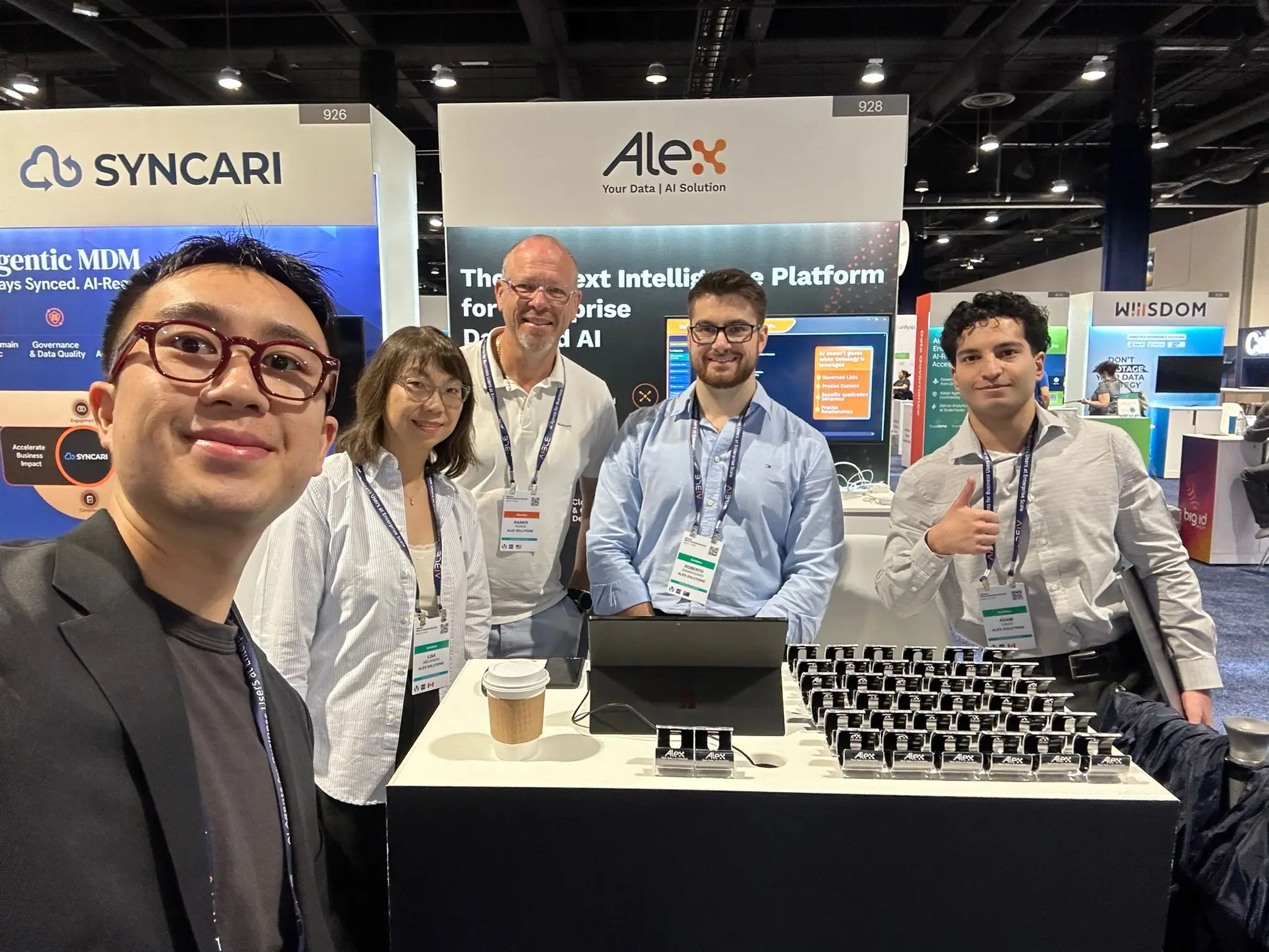 alex team at the event about data governance, lineage, and metadata management and AI-readiness platform