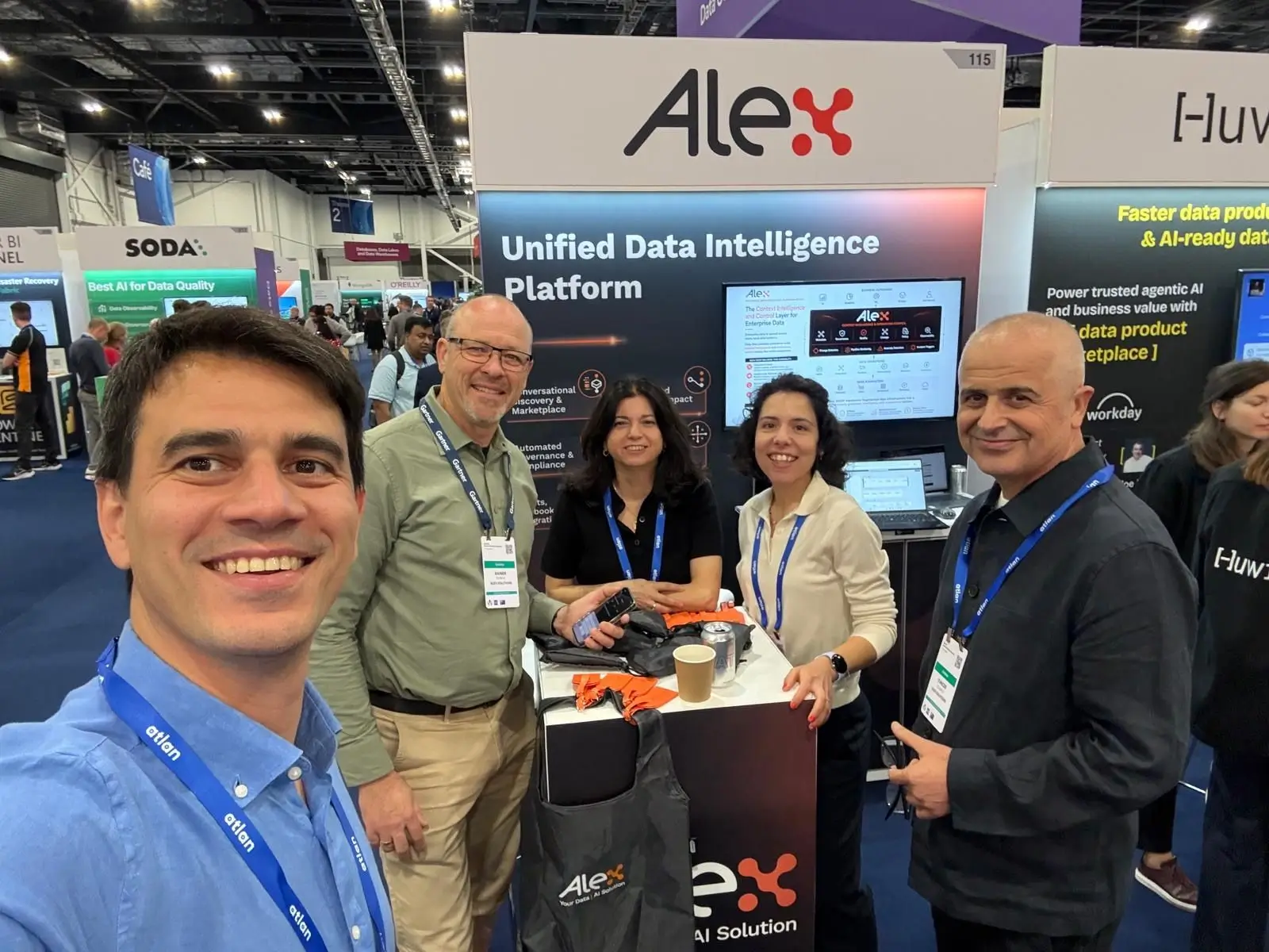 alex leadership team at the event about data governance, lineage, and metadata management and AI-readiness platform
